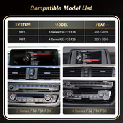 BMW 3 Serie F30/F31 / BMW 4 Serie F32/F33/F36 – behuizing, aansluiting of modelcontrole