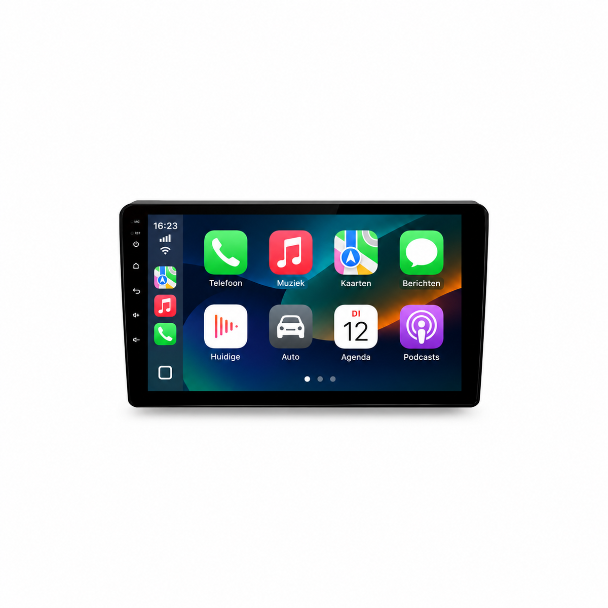Citroën Berlingo B9 / Peugeot Partner – studio productfoto met Nederlands CarPlay