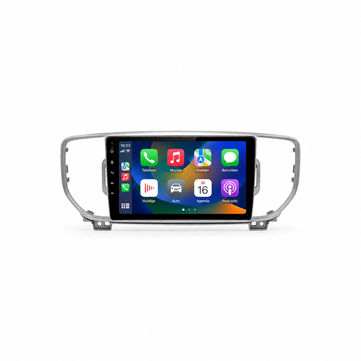 Kia Sportage IV QL – studio productfoto met Nederlands CarPlay