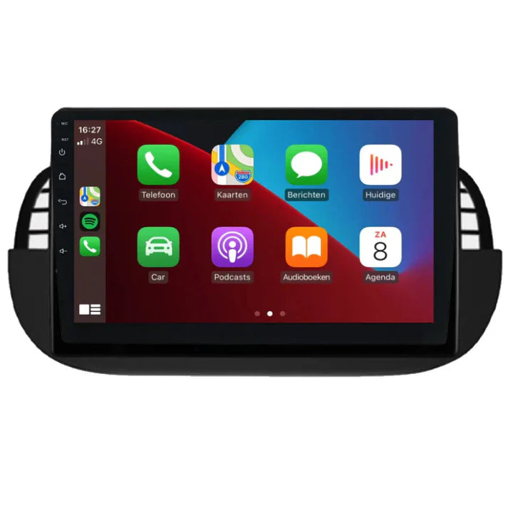 Fiat 500 scherm upgrade (2016–2019) Apple CarPlay & Android Auto
